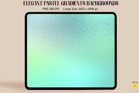 Blue Green Pastel Gradient Backgrounds for Modern Design