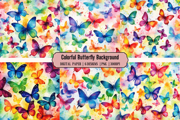 Colorful Butterfly Backgrounds: Elevate Your Creative Projects