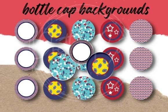 Creative Flair: Using Patriotic Round Circle Backgrounds
