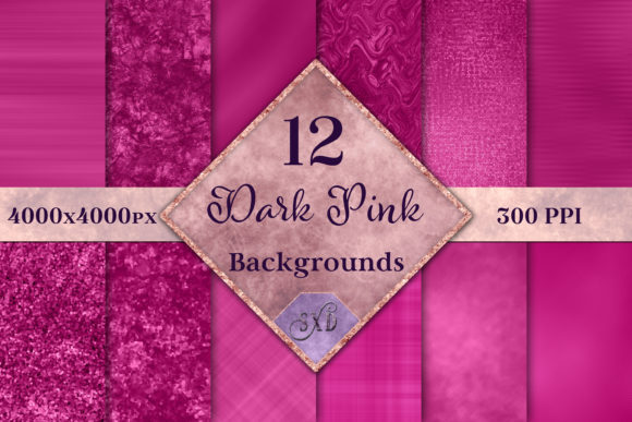 Dark Pink Backgrounds: A Deep Dive into This 12-Image Design Set
