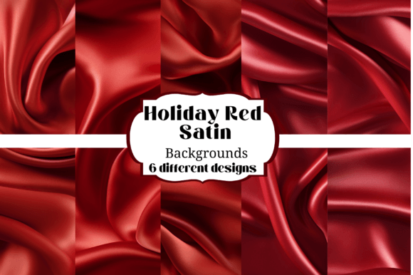 Elevate Your Holiday Projects with Luxurious Red Satin Backgrounds