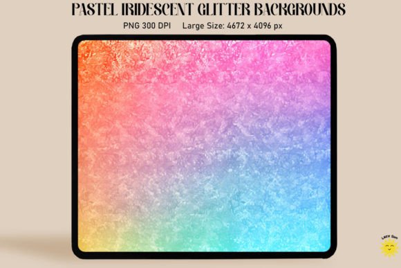 Elevate Your Visuals with Pastel Ombre Iridescent Backgrounds