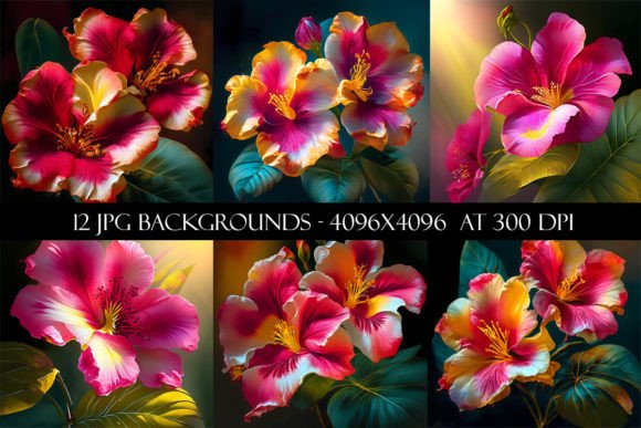 Infuse Projects with Vibrant Tropical Flower Backgrounds