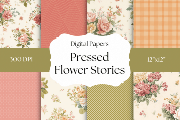 Pressed Flower Vintage Floral Backgrounds: A Guide to Timeless Design