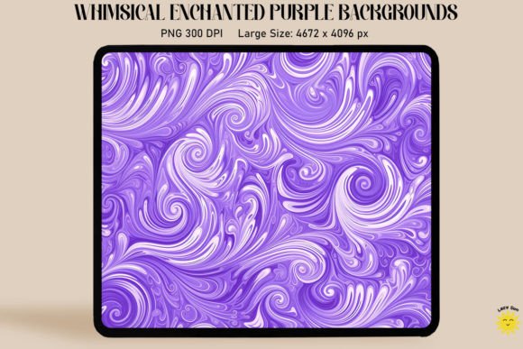 Psychedelic Swirls on Purple Backgrounds: A Deep Dive