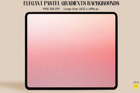 Soft Digital Charm: Using Pink Cream Pastel Gradient Backgrounds