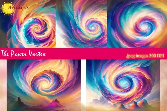 Unleash Creative Energy with The Power Vortex Backgrounds