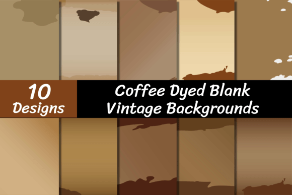 Why Coffee Dyed Backgrounds are a Designer's Secret Weapon