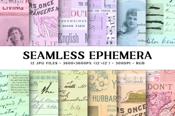 Why Pastel Ephemera Seamless Backgrounds Are Your Design Secret Weapon